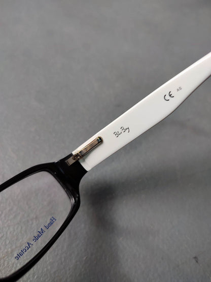 Plastic Frame SAFILO Black White (B&B 803 Q9L) Eyeglass