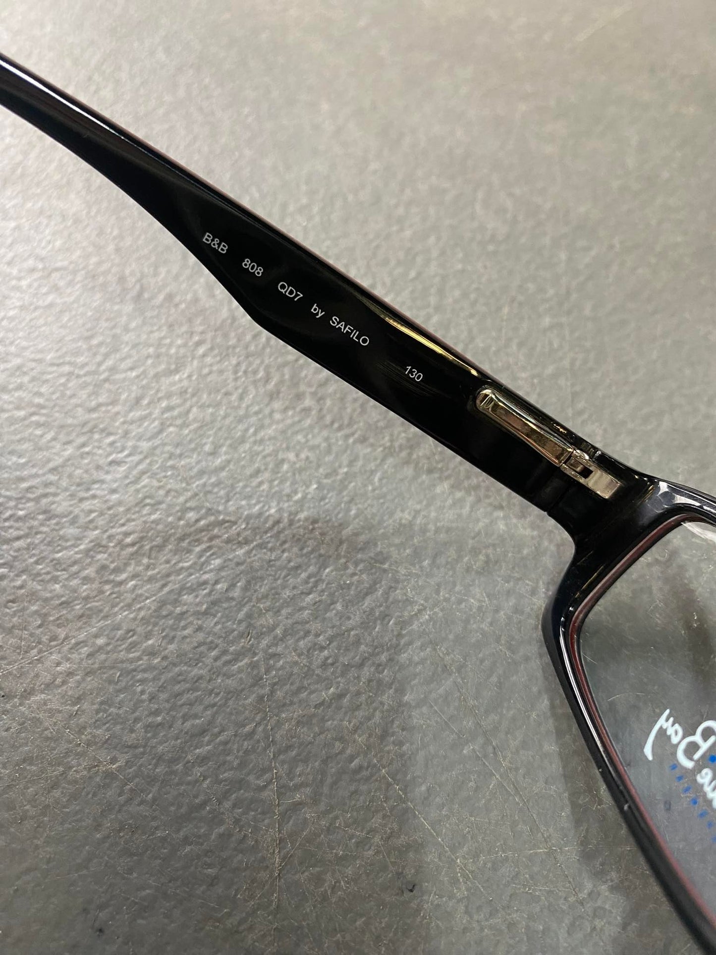 Plastic Frame SAFILO Black Red/Blk (B&B 808 QD7) Eyeglass