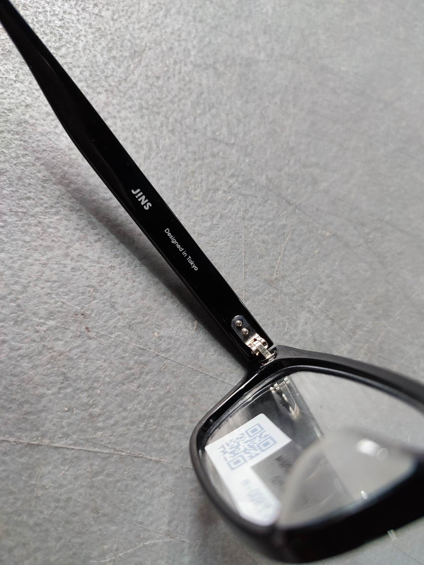 Plastic Frame JINS Glossy Black (AMCF15S075B94) Eyeglass