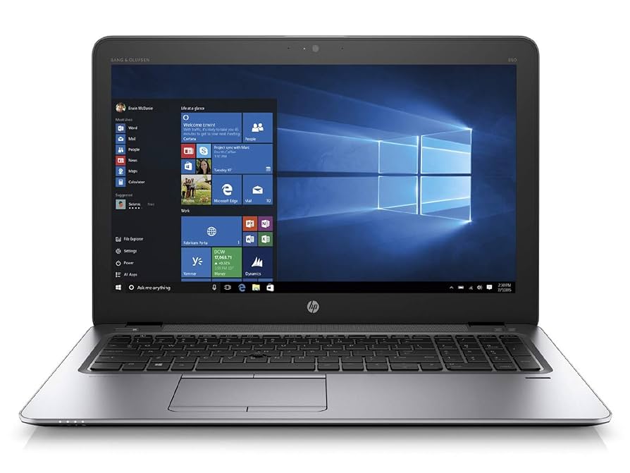 8/240 (SSD) Pre-loved HP EliteBook 850 G3 i7-6th Windows Laptop with Charger