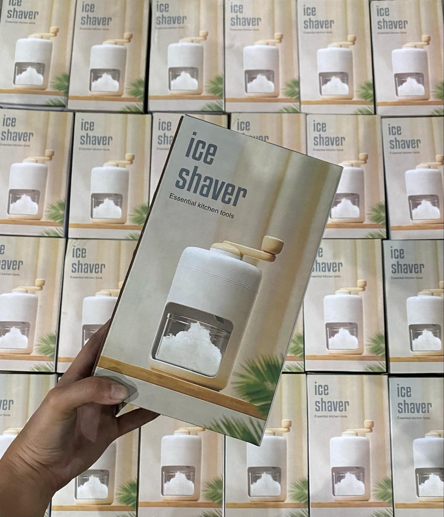 Household Manual Ice Shaver Handheld Ice Breaker Crusher