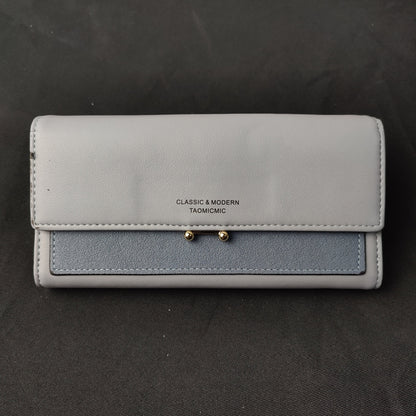 (UDNLSU)?Shipping Jakarat?Women's Wallet Creative Mosaic Large Capacity Matte