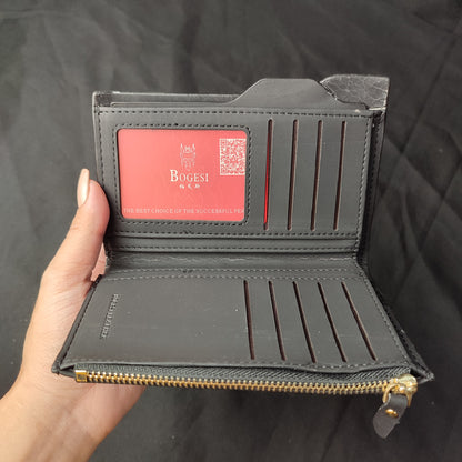 (25EYDR)Bogesi New Card Wallet Men Wholesale Short Change Wallet