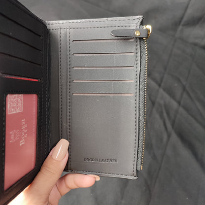 (25EYDR)Bogesi New Card Wallet Men Wholesale Short Change Wallet