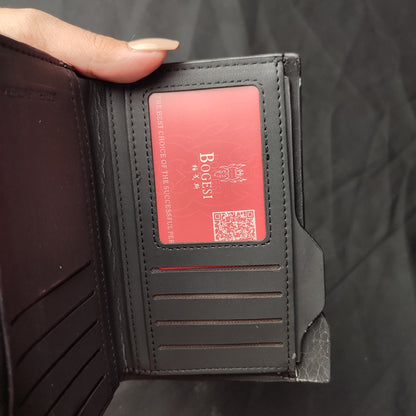 (25EYDR)Bogesi New Card Wallet Men Wholesale Short Change Wallet