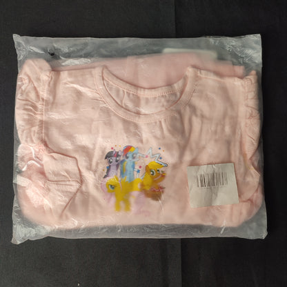 0-5 years old summer girl dress baby cartoon animal skirt:pink,110