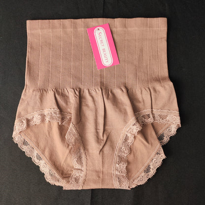 Secret Beauty High Waist Panty - Old Rose
