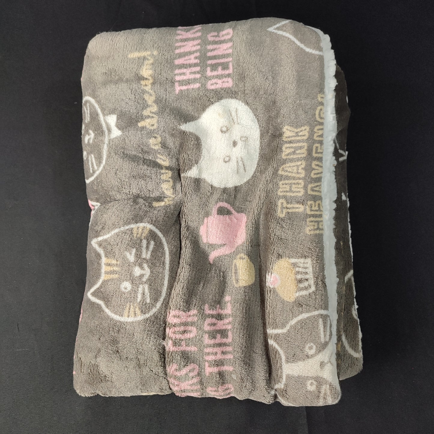 Pet Mattress Pet Patern - Gray/Black