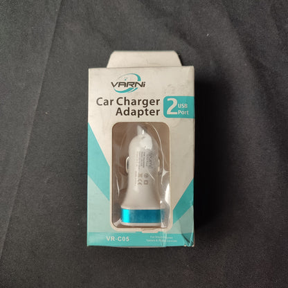 Varni Dual USB Car Charger Adapter 2.4A VR-C05 (Assorted Color)