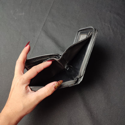 (PDCMKJ)High Quality Pu Leather Zipper Wallet For Men