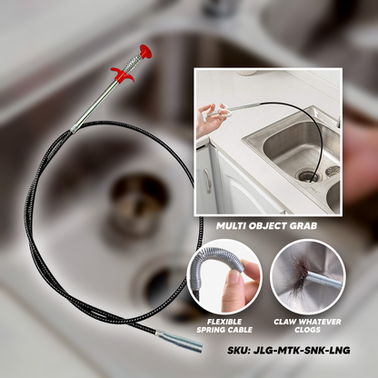 Hand Kitchen Sink Cleaning Hook Sewer Dredging Device