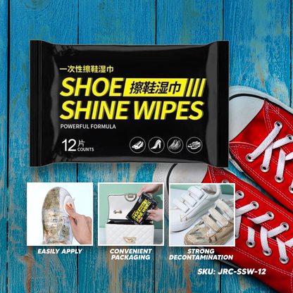 Shoe Shine Wipes (12pcs)