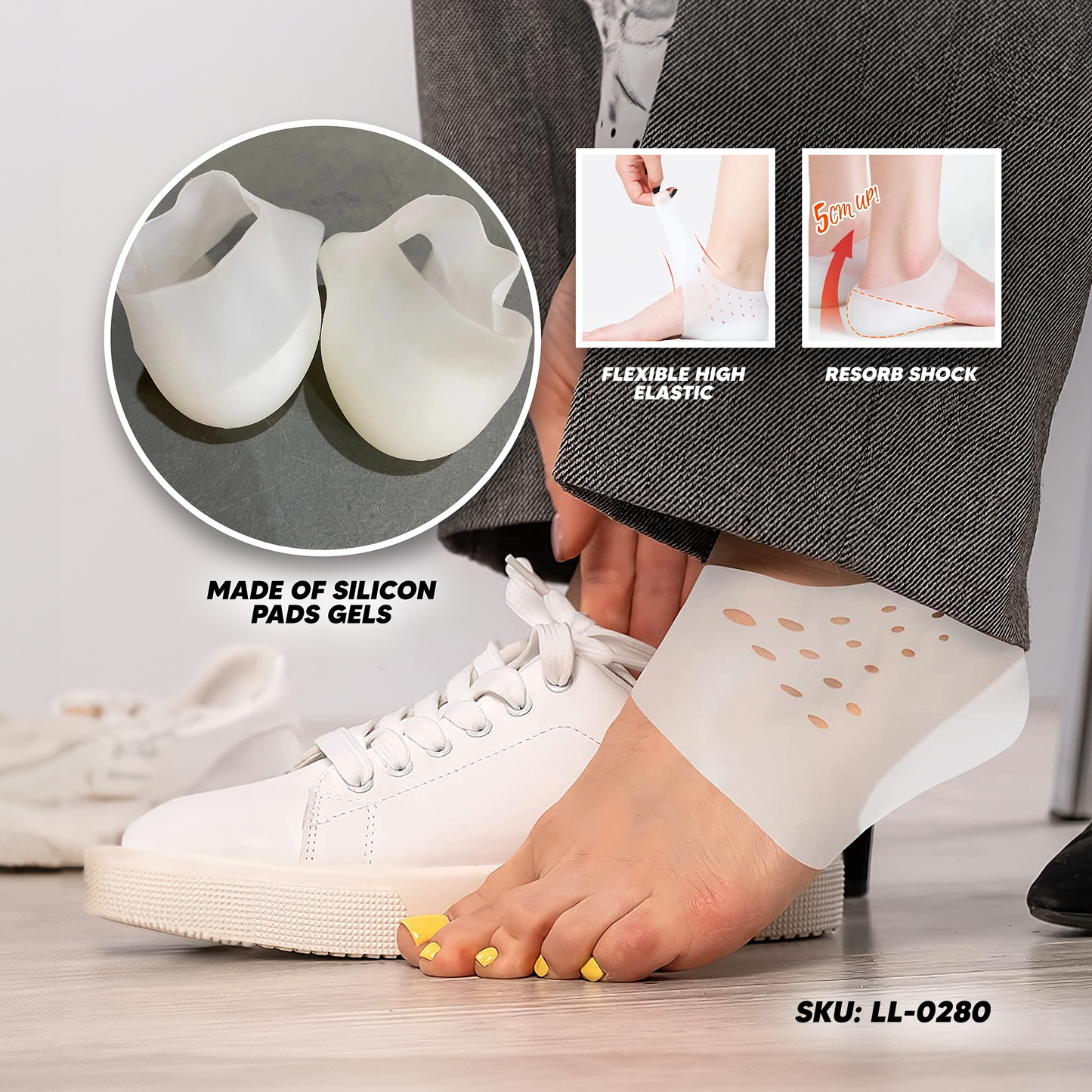 ??Invisible Heightening Insole