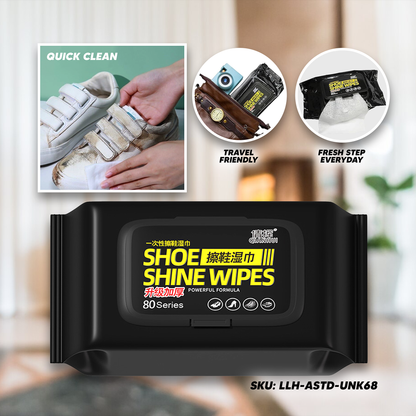 Shoe Shine Wipes (30 Counts)