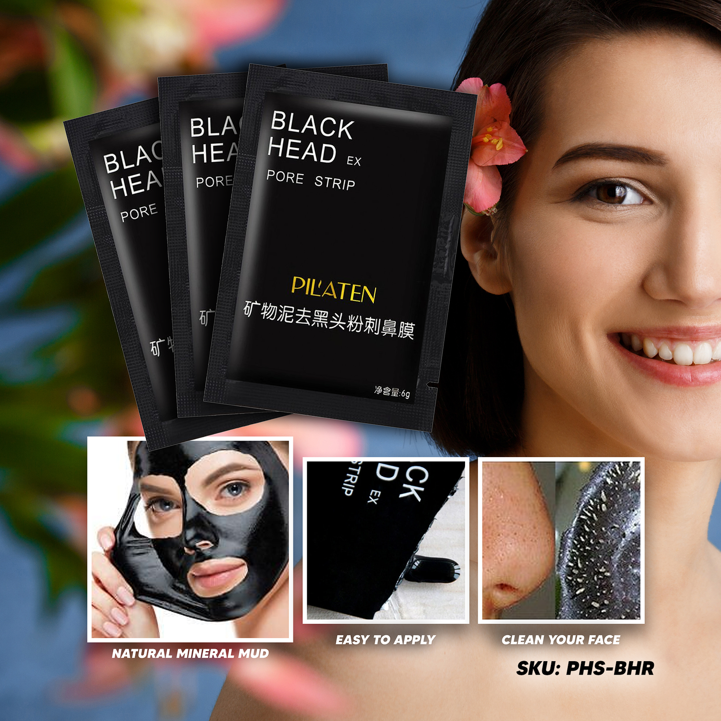 Black Head Pore Strip (PILATEN)