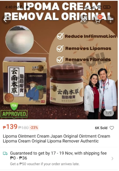 Lipoma Cream