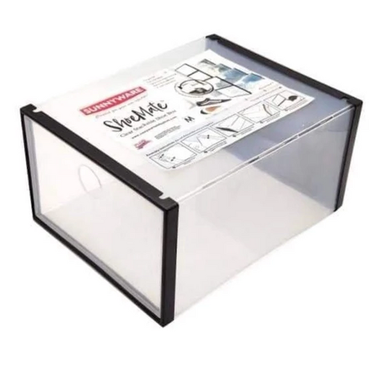 Sunnyware Shoe Mate Clear Stackable Shoe Box