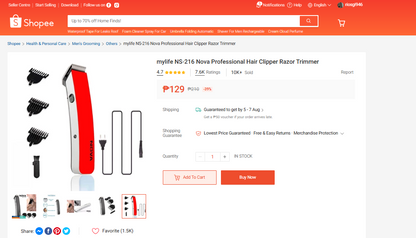 [A1-1359] Nova Professional Trimmer Set NS-216