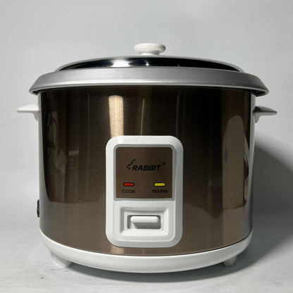 Rabbit Rice Cooker 2.5 liters Chrome type RRC 2.5LC