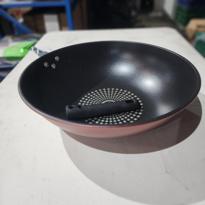 [A1-482] 32 CM Non-Stick Diamond Wok Frying Pan