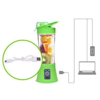 [A1-076] HM-03 Portable and Rechargeable Battery Juice Blender - 380ml