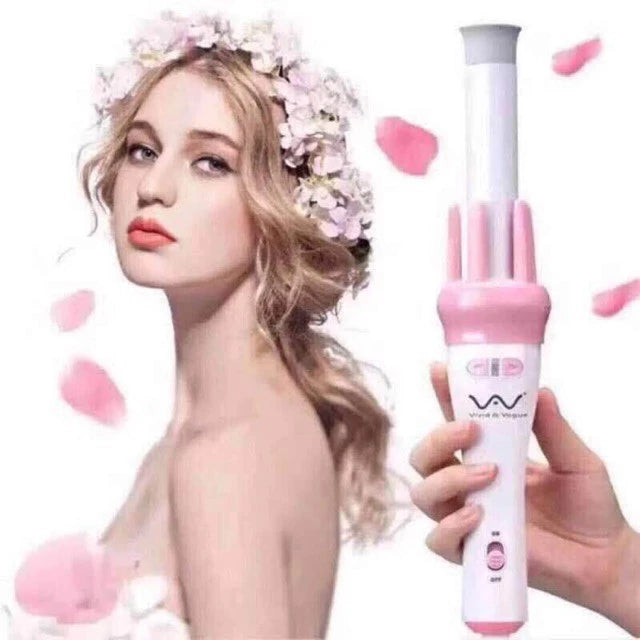 [A1-913] Vivido & Vogua Pink Hair Curler Iron 45W MH-022B