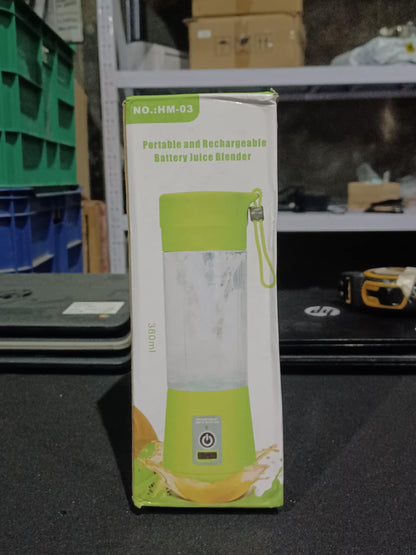 HM-03 Portable and Rechargeable Battery Juice Blender 380ml