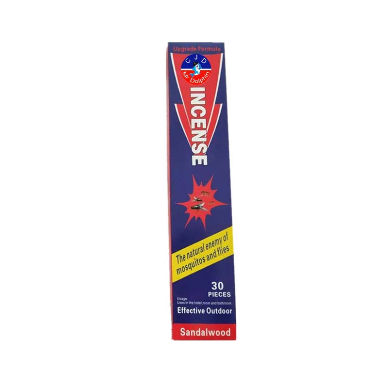 Incense Natural Enemy of Mosquitos and Flies (Sandalwood) 30 Sticks