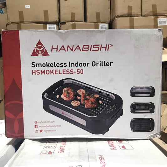 Hanabishi Smokeless Indoor Griller HSMOKELESS-50