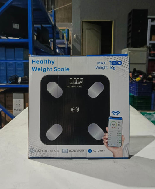 [A1-520] Healthy Weight Scale Smart Digital Scale LCD Display (Battery Operated) - 180kg