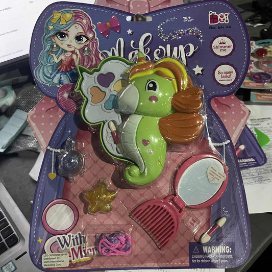Bei bei ke Makeup Angel Cosmetic Set with Mirror (Seahorse) - No. X1B083