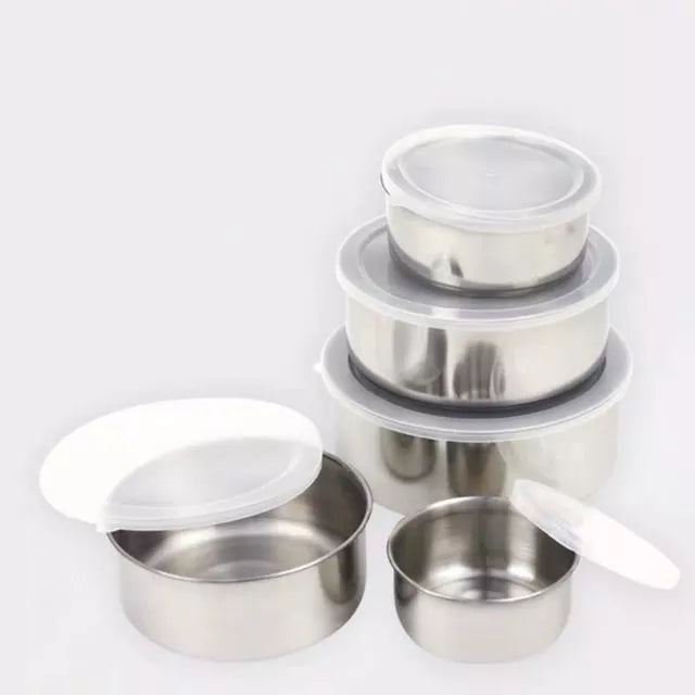[A1-226] Protect Fresh Box High Quality Stainless Steel Ware - 5pcs Set
