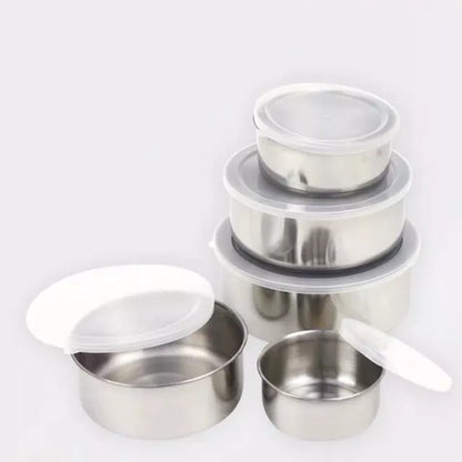 [A1-226] Protect Fresh Box High Quality Stainless Steel Ware - 5pcs Set