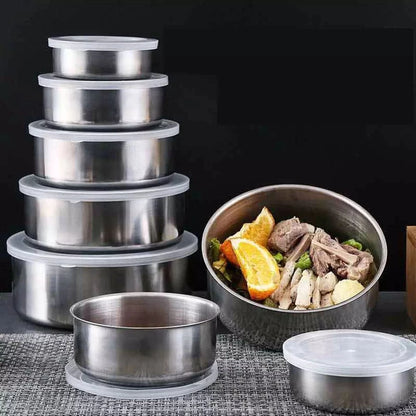 [A1-226] Protect Fresh Box High Quality Stainless Steel Ware - 5pcs Set