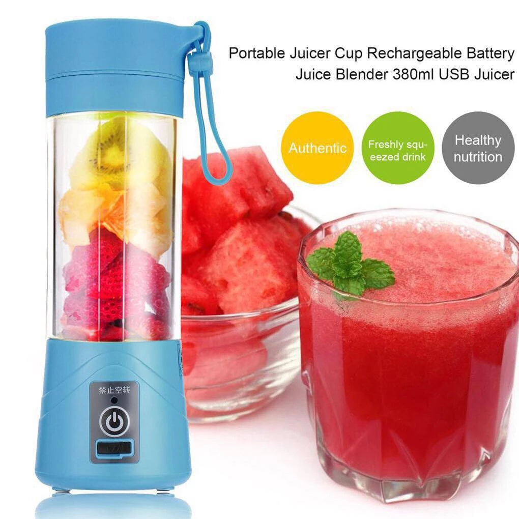 [A1-076] HM-03 Portable and Rechargeable Battery Juice Blender - 380ml