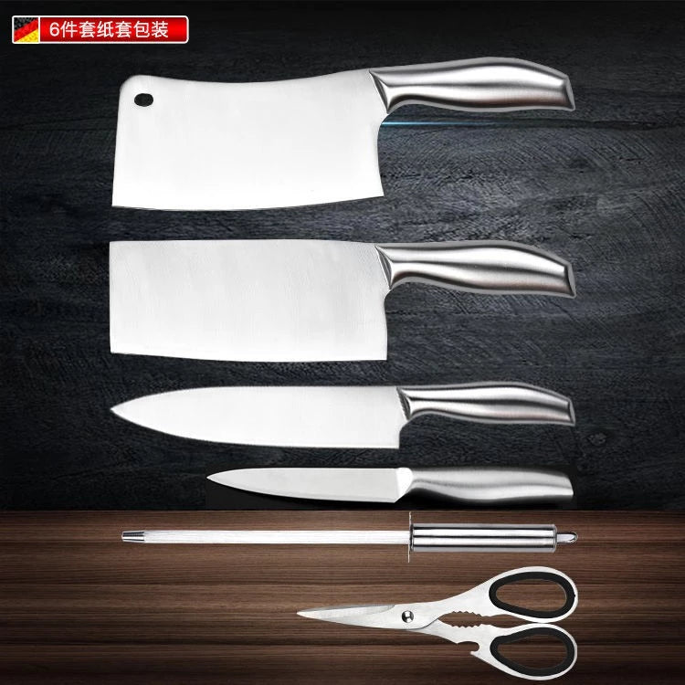 [A1-984] Cutlery Expert Stainless Steel Japanese Knife Set with Knife Holder (7pcs set)