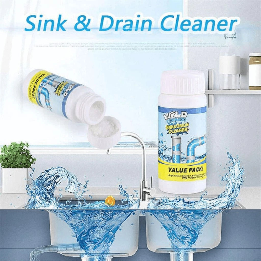 Wild Tornado Powerful Sink and Drain Cleaner Pipeline Dredging Agent 110g