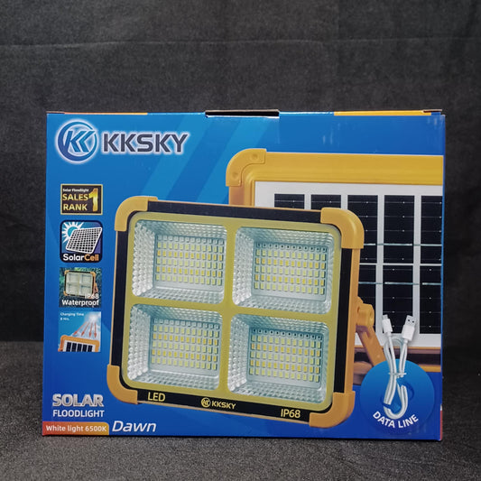 KKSKY Solar Floodlight Emergency Light (White Light 6500K) PD810-B