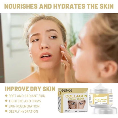 Eelhoe Collagen Facial Cream for Face Hydrating Face Moisturizer Cream