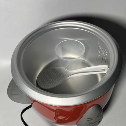Rabbit Rice Cooker 1.2 liters Red Drum type Glass Lid RR 1.2 S