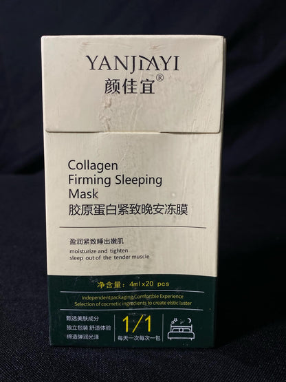 Yanjiayi Collagen Firming Sleeping Mask (4ml x 20pcs)
