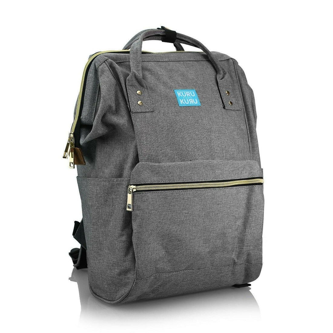 Kuru Kuru Vitality Large Backpack Bag Grey Melange Material