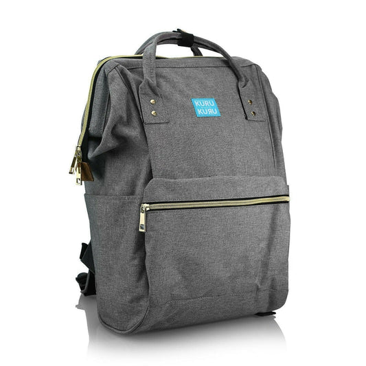 Kuru Kuru Vitality Large Backpack Bag Grey Melange Material