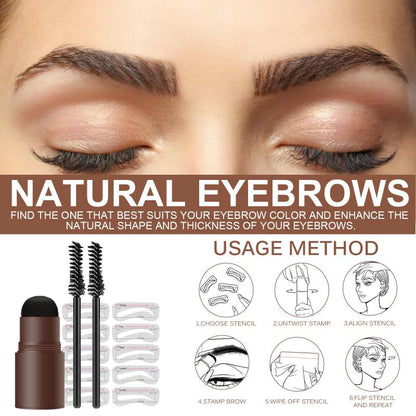 Blackswan Eyebrow Stamp Eyebrow Styling Kit (Light Brown)