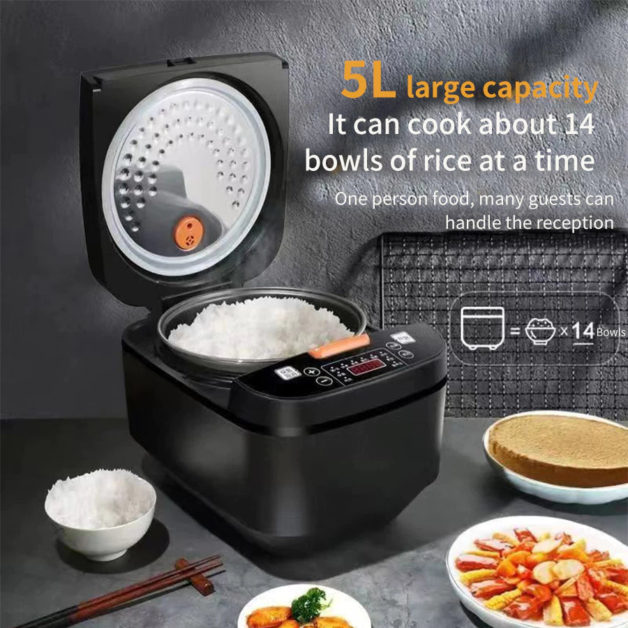 [A1-1287] Silver Crest Electric Rice Cooker Multi-Function 5.0L 900w  TK-208