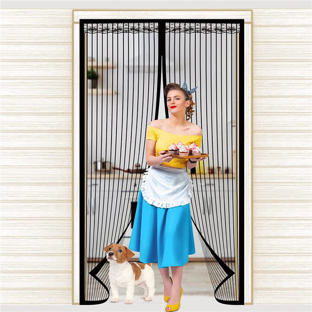 [A1-061] Magic Mesh Magnetic Door Net Curtain - Size: 90 x 210cm