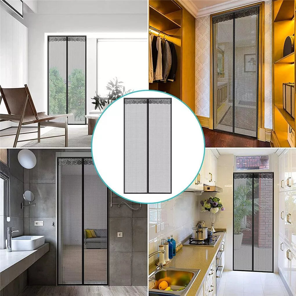 [A1-061] Magic Mesh Magnetic Door Net Curtain - Size: 90 x 210cm