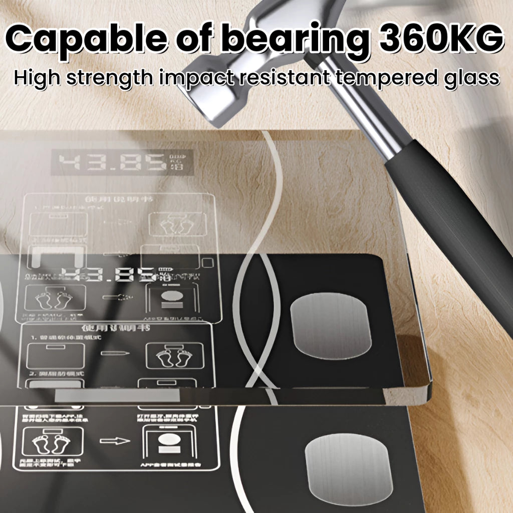 [A1-520] Healthy Weight Scale Smart Digital Scale LCD Display (Battery Operated) - 180kg
