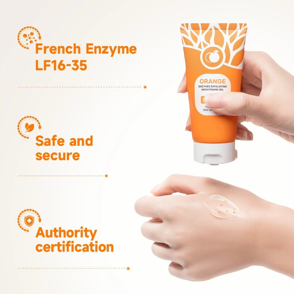 Gmeelan Orange Enzymes Exfoliating Brightening Gel 100g LF16-35