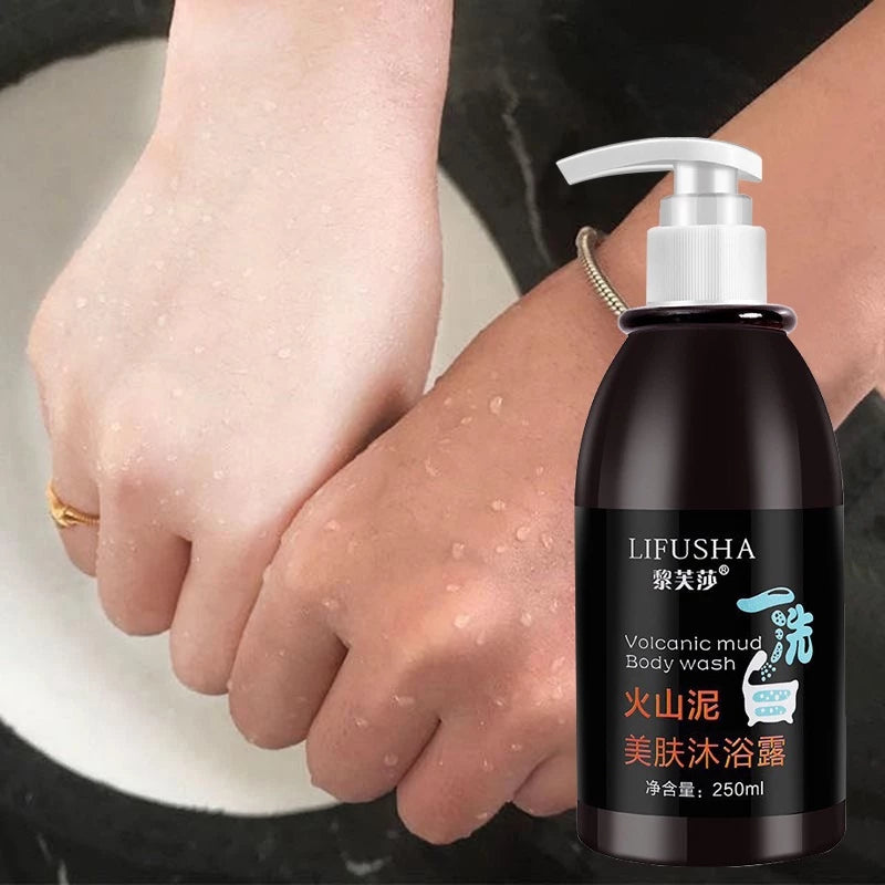 Lifusha Volcanic Mud Body Wash Whitening Shower Gel 250ml